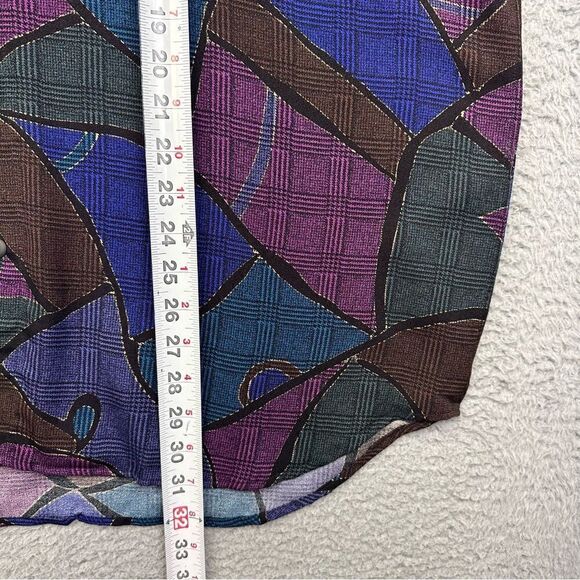 Mondo‎ Di Marco Shirt Mens 1X Big Colorful Abstract Disco Funky Rayon Italy NEW - Picture 10 of 16